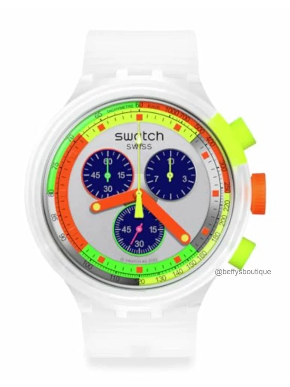 Unisex Casual Chronograph Quartz Watch Polymer Strap